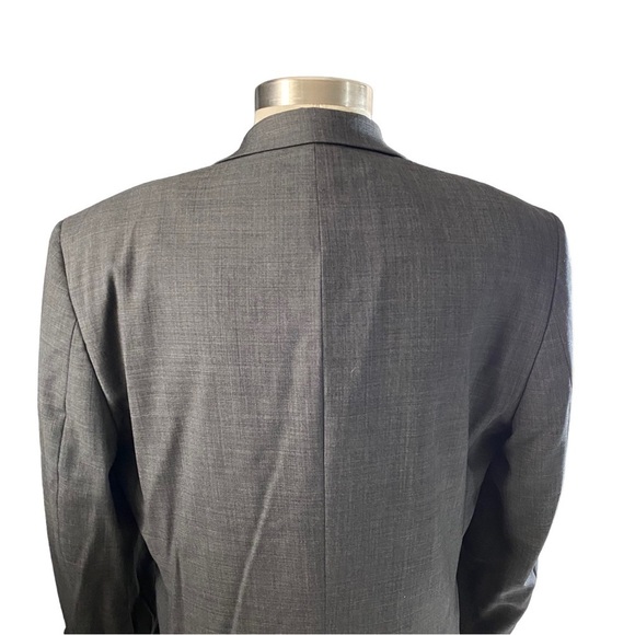 Ralph Lauren Men Grey 2-Button 100% Wool Suit Jacket Blazer Sz 44R Sports Coat - Picture 5 of 14
